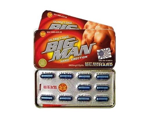 Big Man Geciktirici ve Sertleştirici Hap Hap