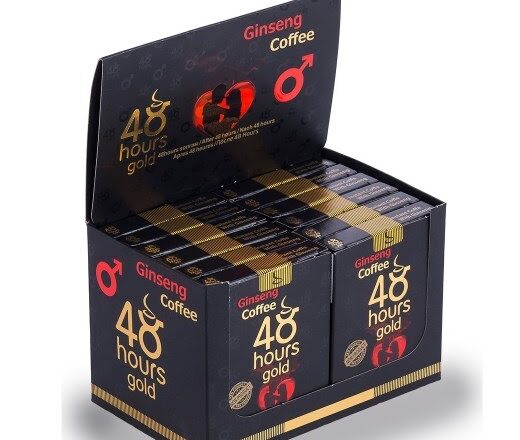 48 Hours Gold Bayan Cinsel İstek Arttırıcı Kahve 12 Paket