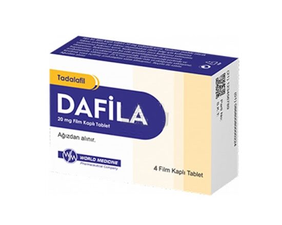 Dafila 20 mg 4 Tablet En Ucuz Fiyat Eczane Satışı Ereksiyon İlacı