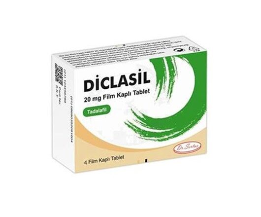 Diclasil 20 mg 4 Tablet Ereksiyon Sağlayıcı Hap Ereksiyon İlacı