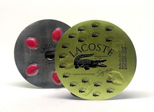 Lacoste 120 mg Sertleştirici Ereksiyon Hapı