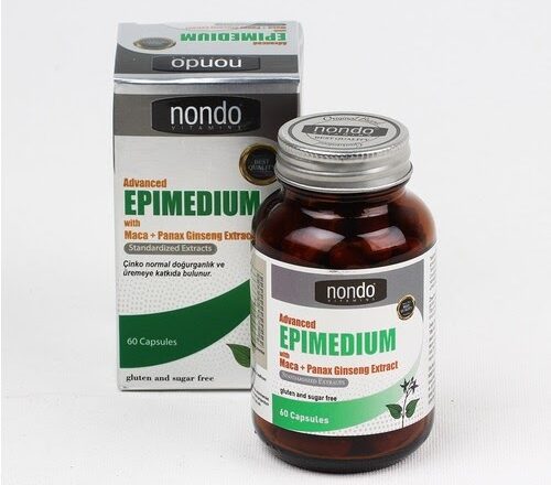Nondo Epimedyum 60 Kapsül Cinsel Güç Arttırıcı