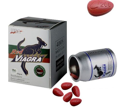 Red Cialis Viagra Kanguru 10 Tablet