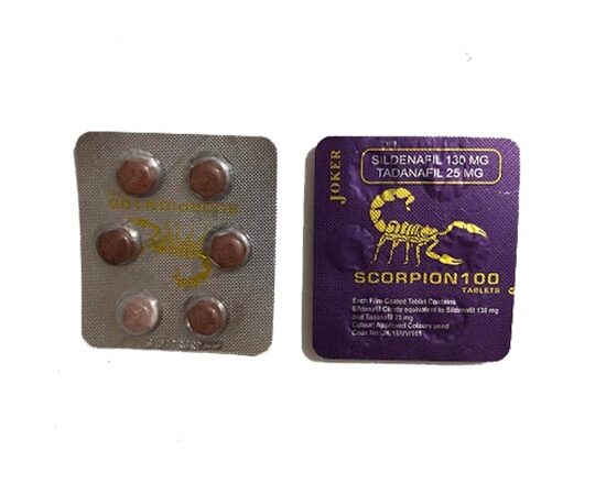 Scorpion 100 Tablet Sertleştirici Hap