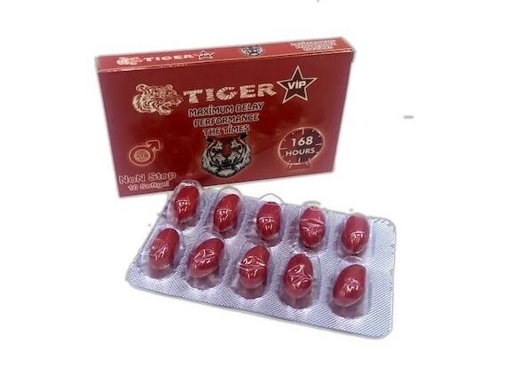 Tiger Vip 10 Kapsül Geciktirici ve Sertleştirici Hap